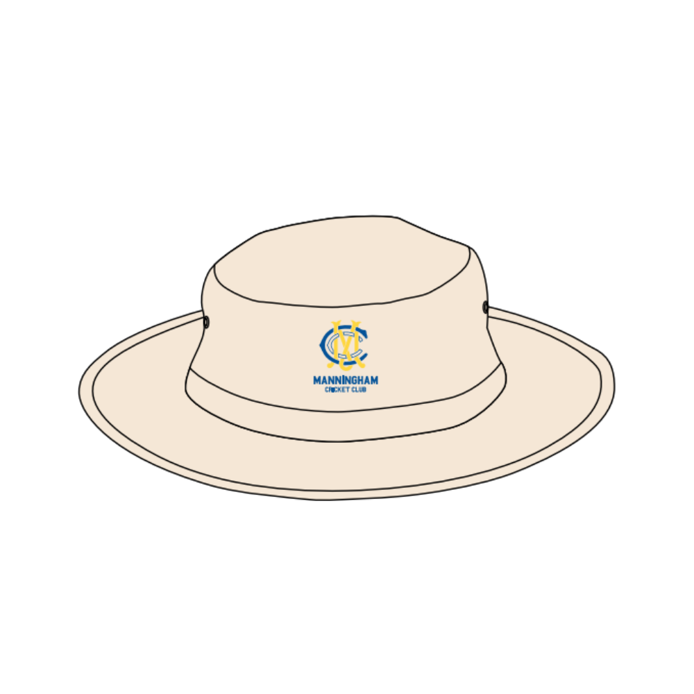Manningham Cricket Club| PRE-ORDER | NB Wide Brim Hat - Cream