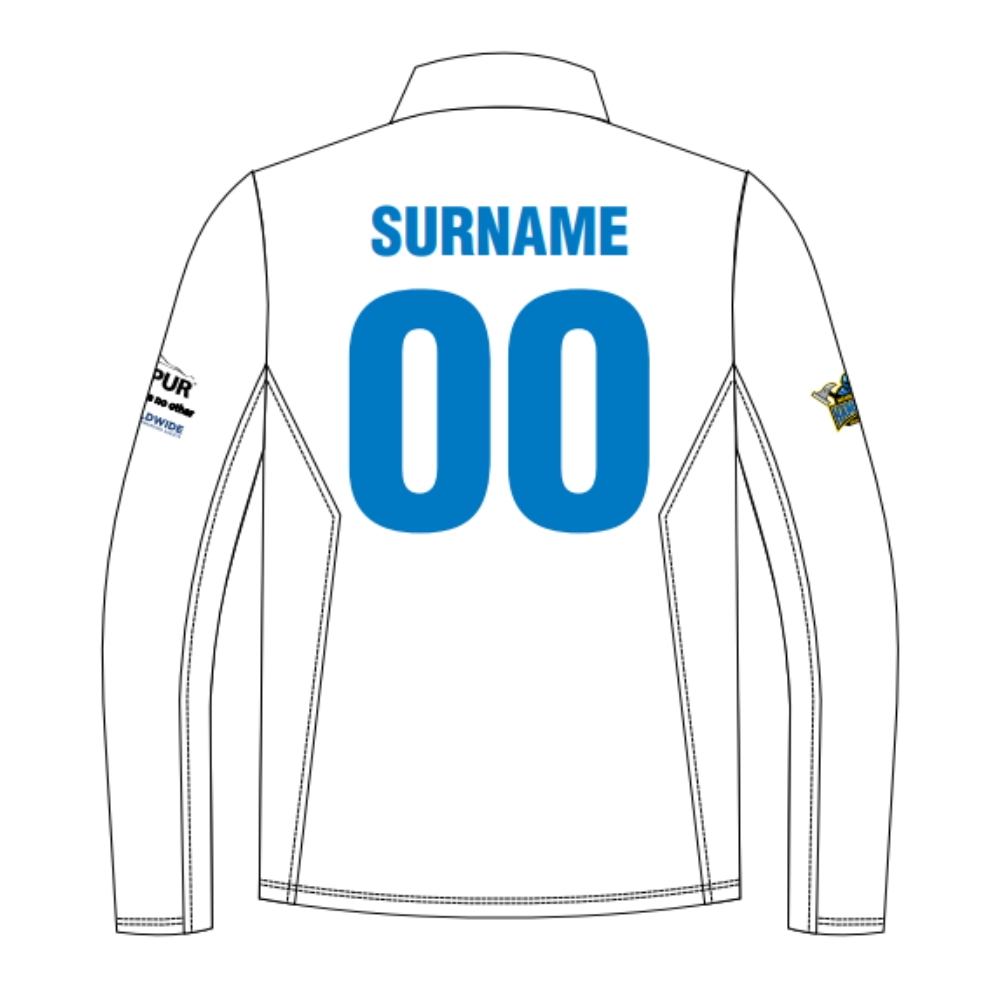 Manningham Cricket Club | PRE-ORDER | NB Unisex White Playing Polo - Long Sleeve