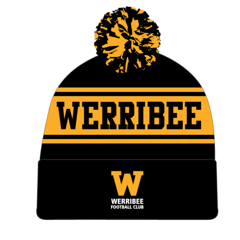 Werribee Football Club | PRE-ORDER | Beanie with Pom Pom