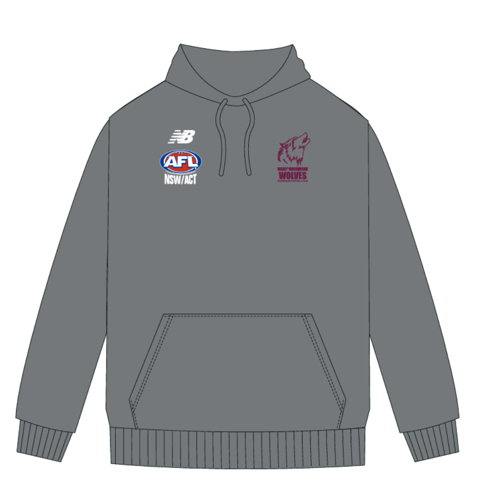 Manly Warringah Wolves AFC | PRE-ORDER | NB Men's Hoodie - Grey
