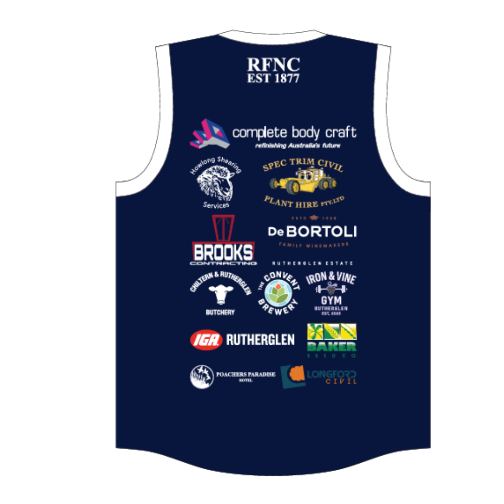Rutherglen Football Netball Club | PRE-ORDER | NB Unisex Reversible Training Singlet