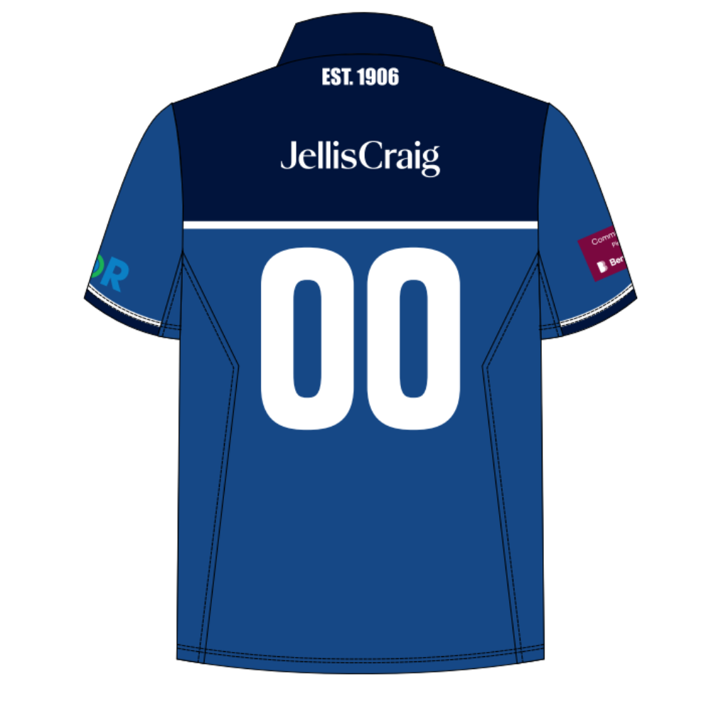 Mount Waverley Cricket Club | PRE-ORDER | NB Unisex Senior Cricket Polo - Blue - Short Sleeve