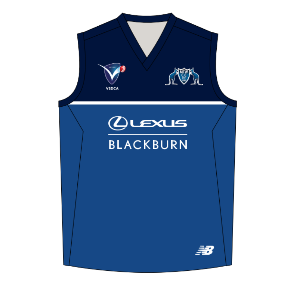Mount Waverley Cricket Club | PRE-ORDER | NB Unisex Vest - Blue