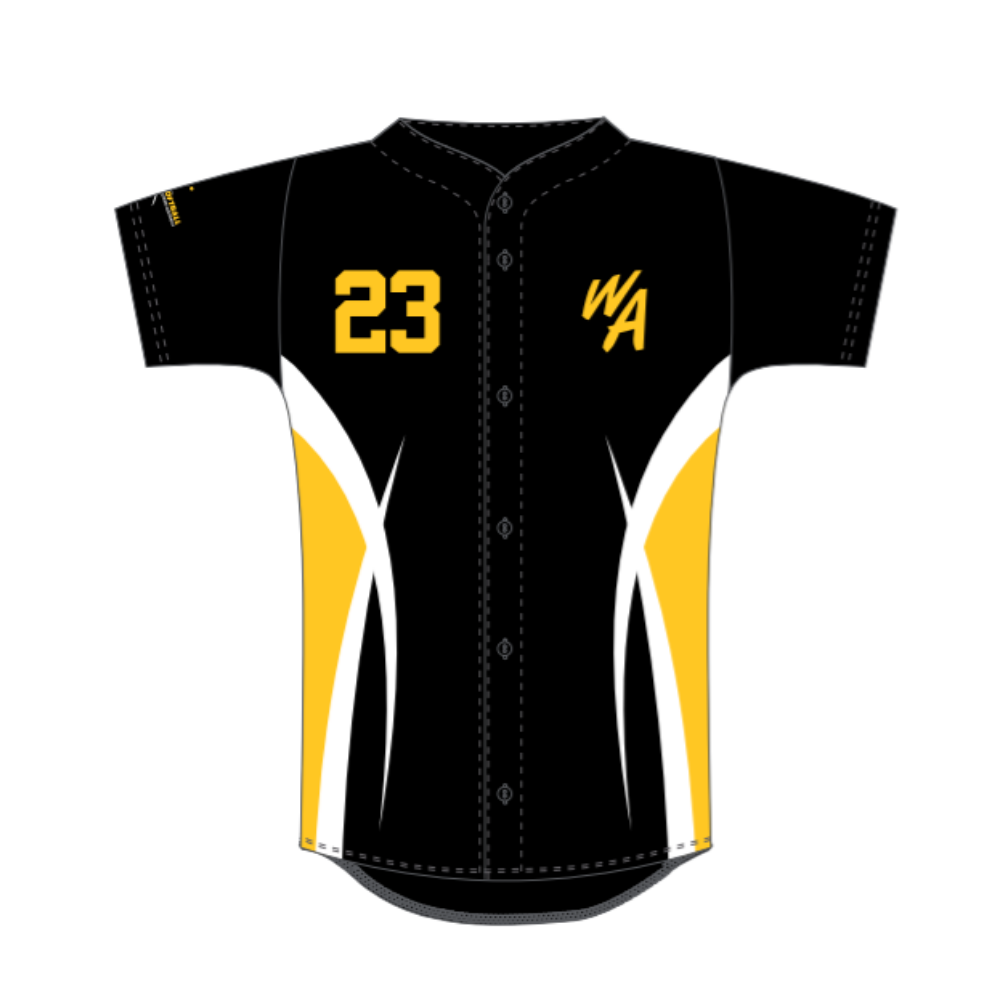 Softball WA - State Team Male Apparel | PRE-ORDER | Player Jersey - Button Up