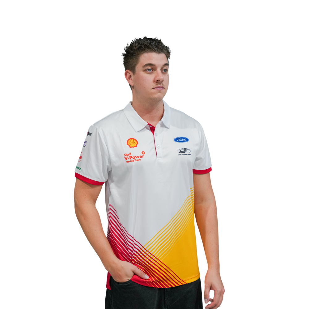 Shell V-Power Racing Team | White Travel Polo - Unisex