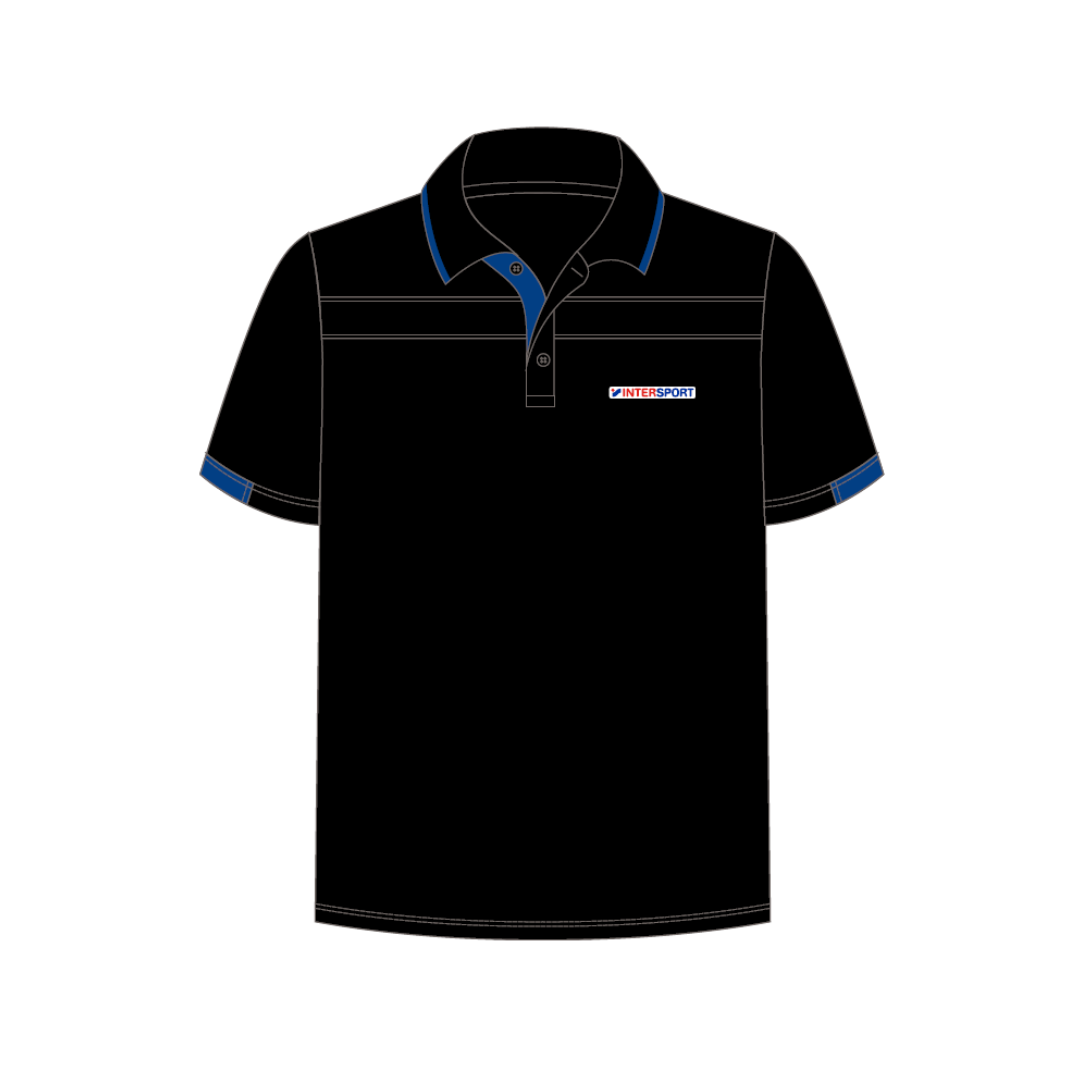 Intersport Australia | Staff | Unisex Polo - Black