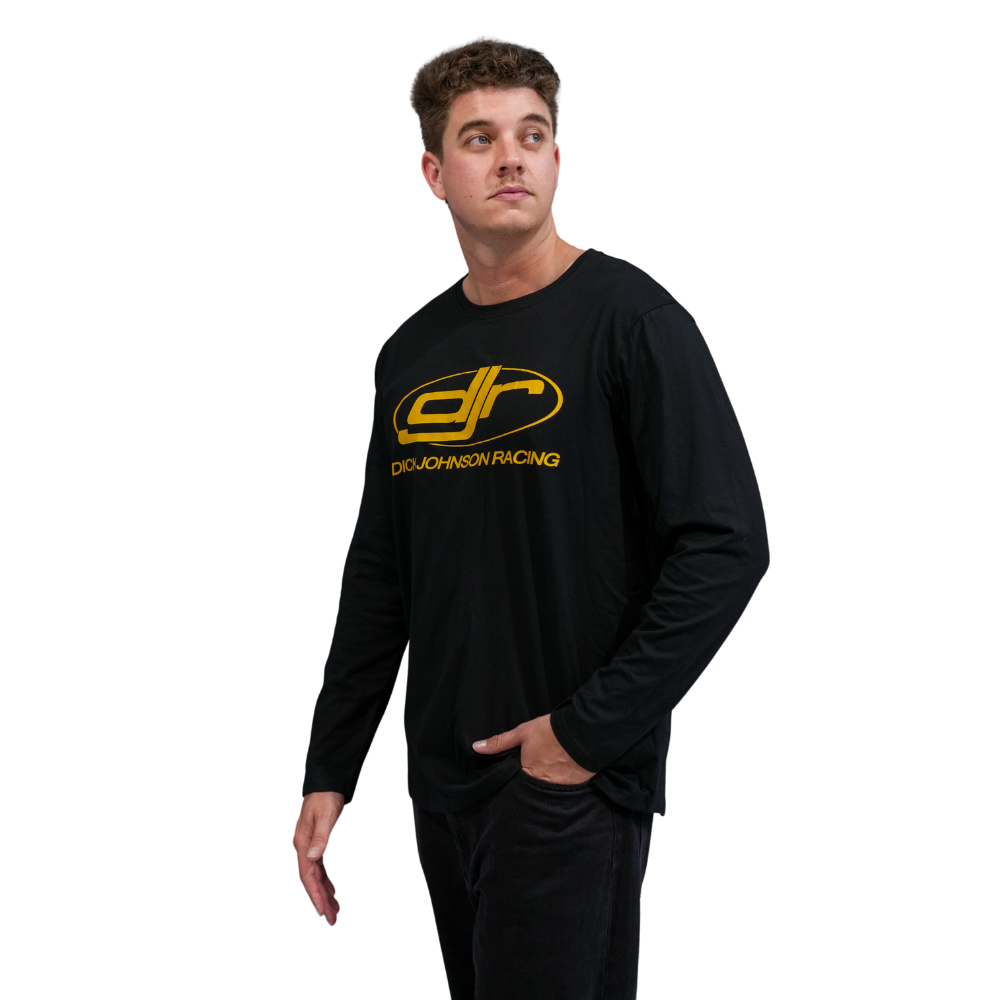 Dick Johnson Racing | Lifestyle Cotton Tee LS - Black - Unisex