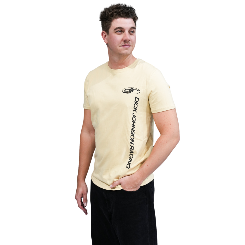 Dick Johnson Racing | Davison Cotton Tee - Stone - Unisex