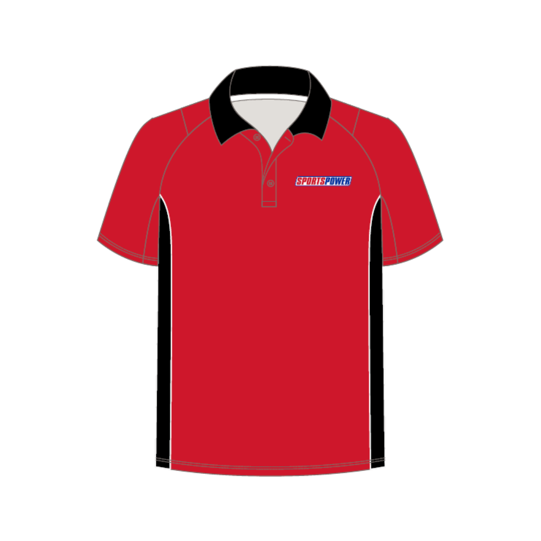 Sportspower | Staff | Unisex Polo - Red