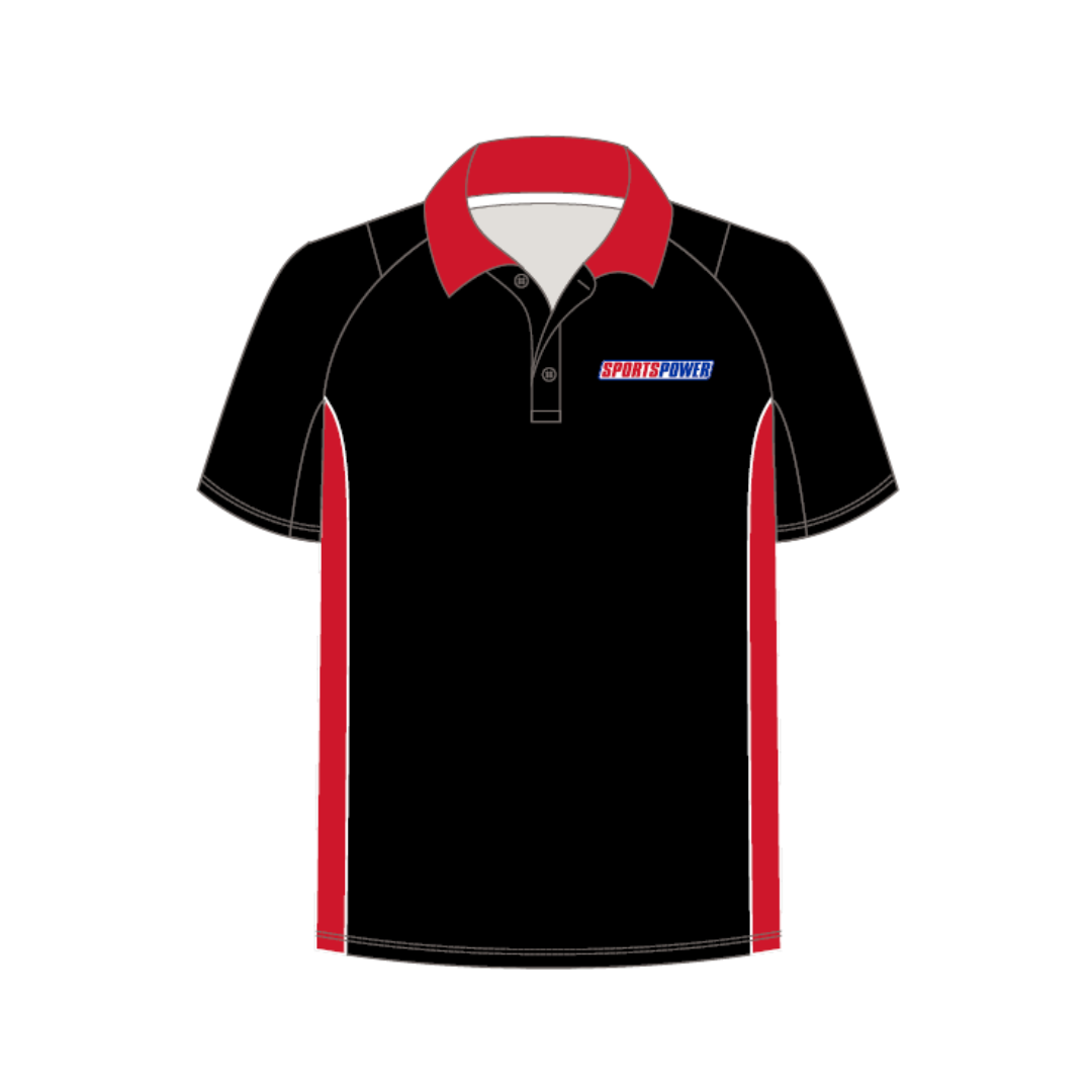 Sportspower | Staff | Womens Polo - Black – Belgravia Apparel | Sports AU