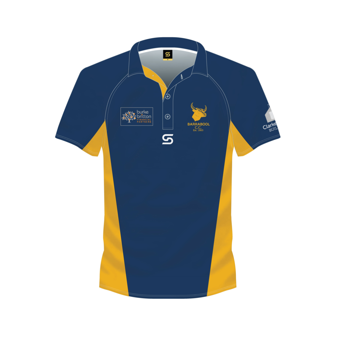 Barrabool CC | PRE-ORDER | Senior One Day Unisex Playing Shirt Blue SS