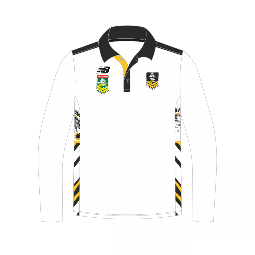 Touch Football WA | PRE-ORDER | Off Field LS Polo - Womens