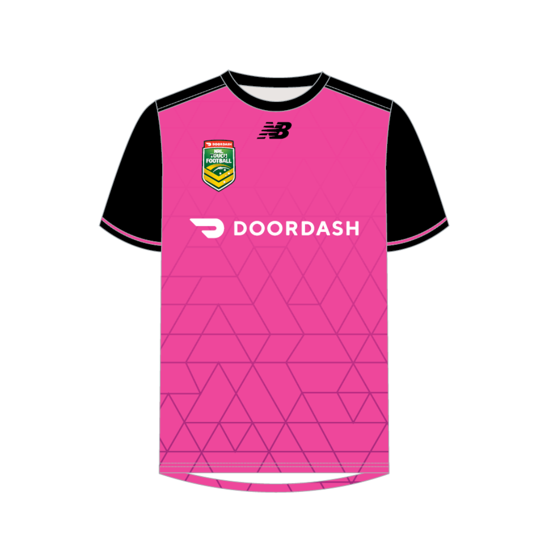 Touch Football Australia | Referee On Field Magenta Shirt - Womens