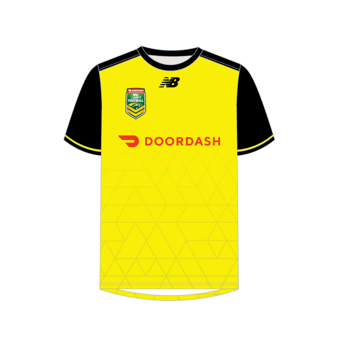 Touch Football Australia | Referee On Field Yellow Shirt - Unisex