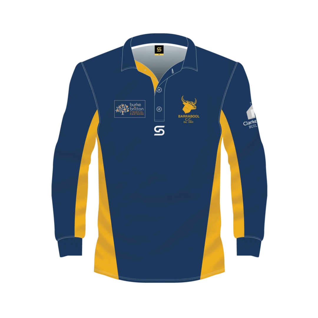 Barrabool CC | PRE-ORDER | Senior One Day Unisex Playing Shirt Blue LS