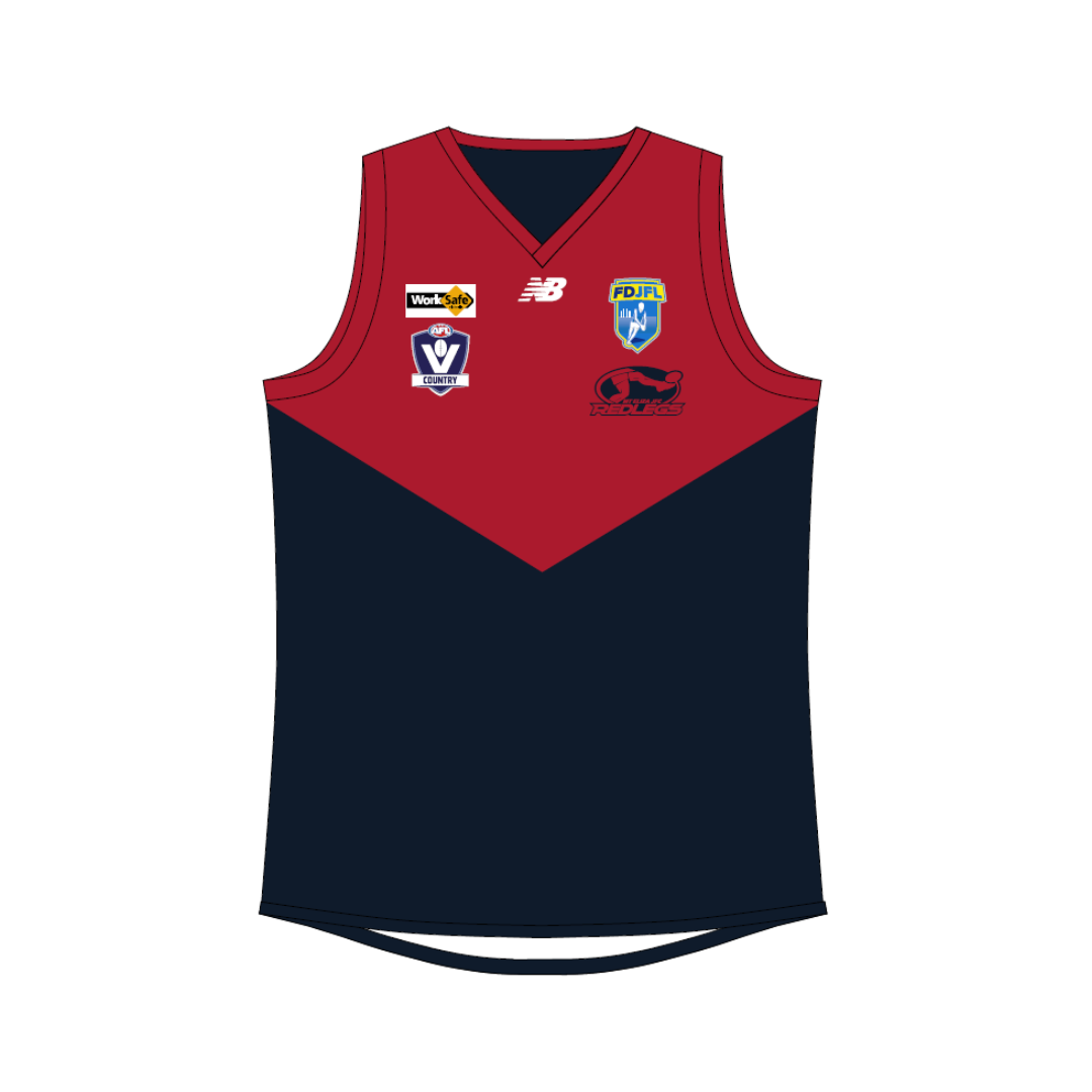 Mt Eliza JFC | PRE-ORDER | Unisex Short Sleeve Reversible Jumper