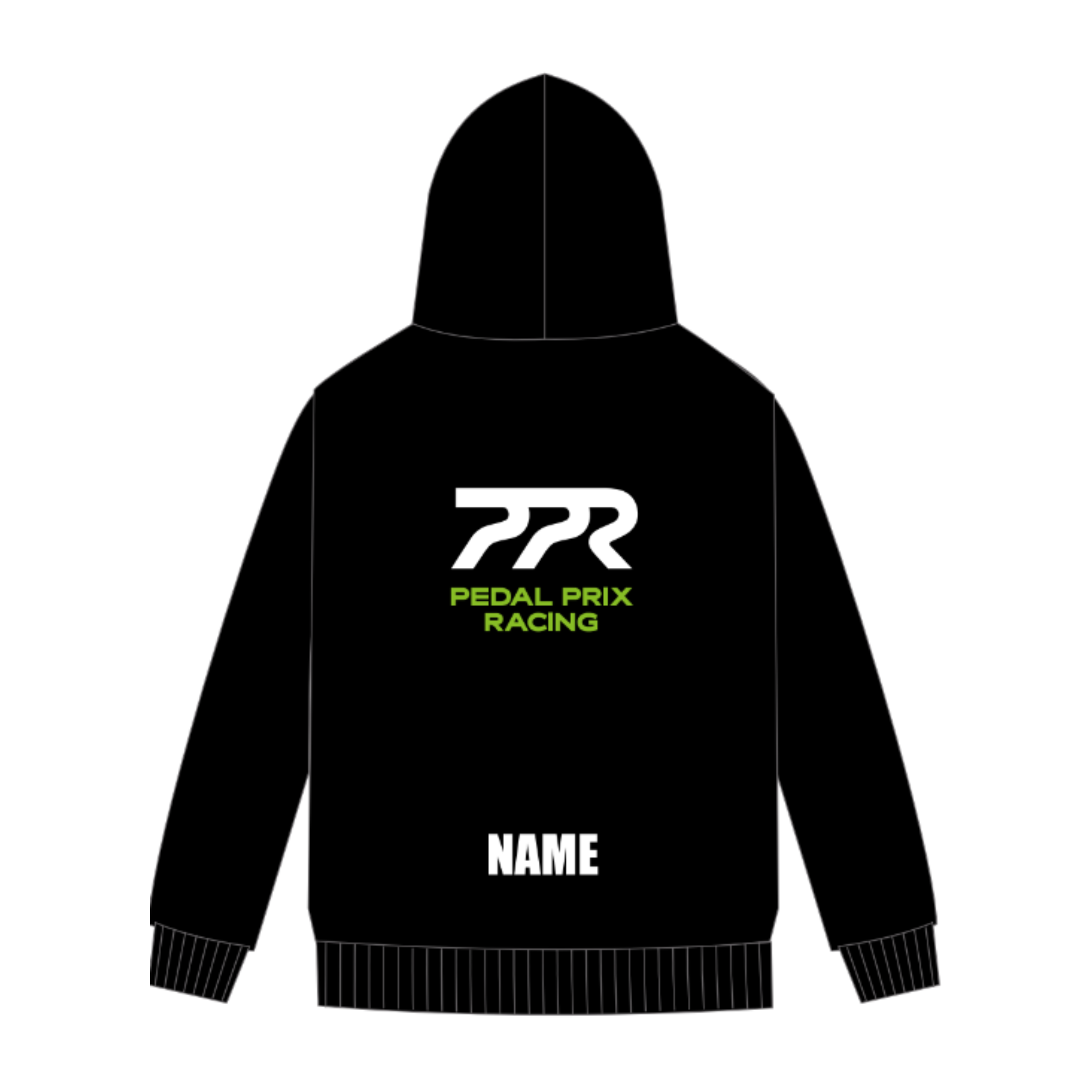Pedal Prix | Black Hoodie - Unisex