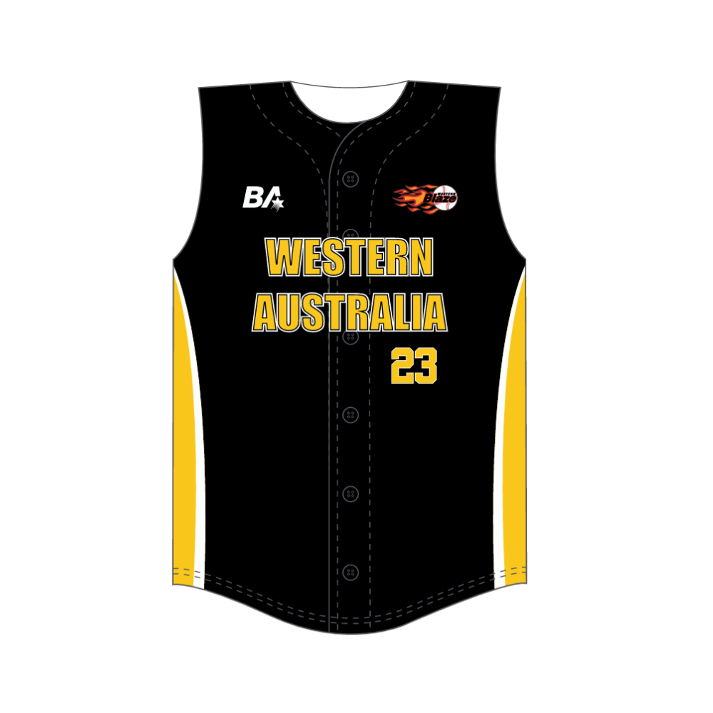 Softball WA - Western Blaze | PRE-ORDER | Player Jersey Male
