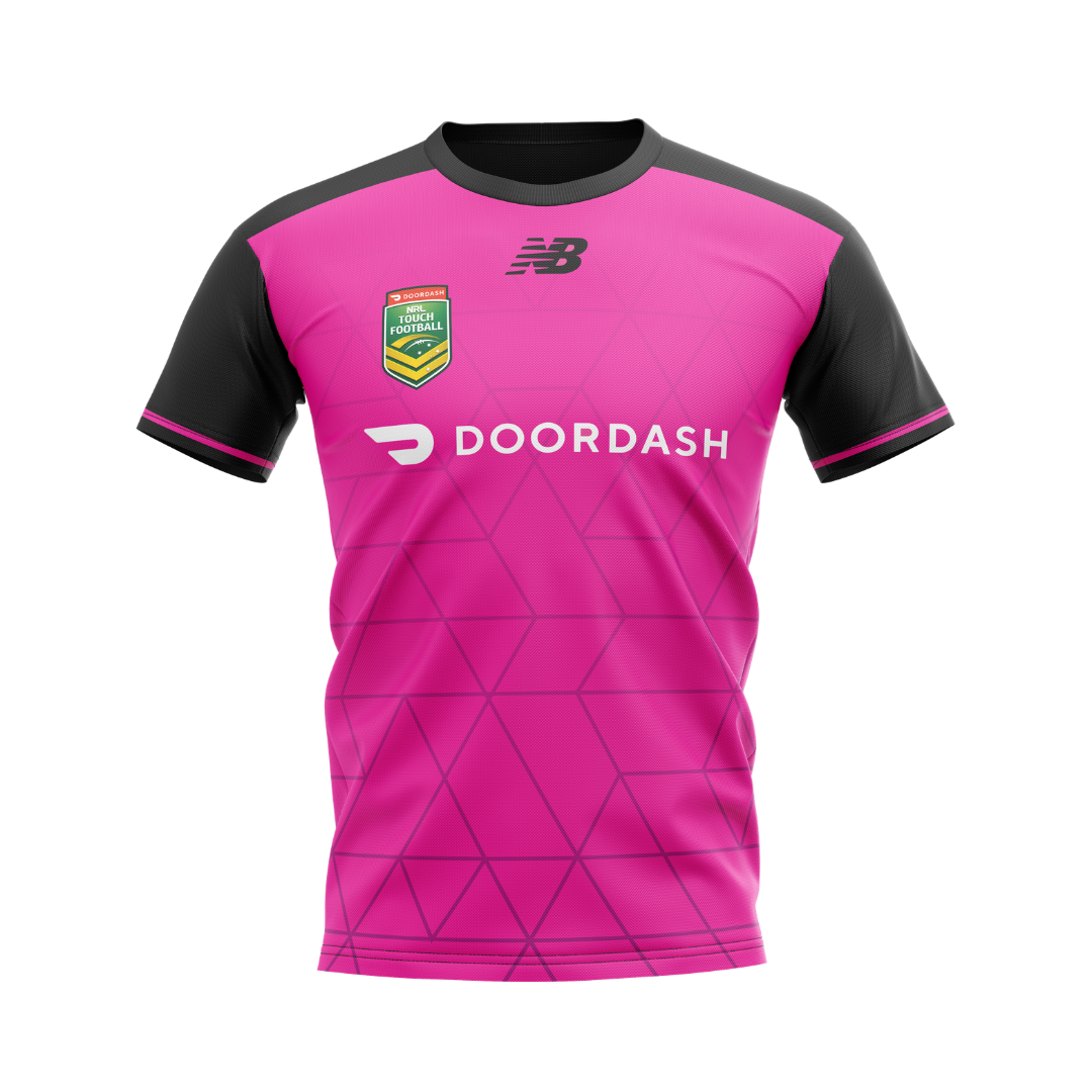 Touch Football Australia | Referee On Field Magenta Shirt - Womens