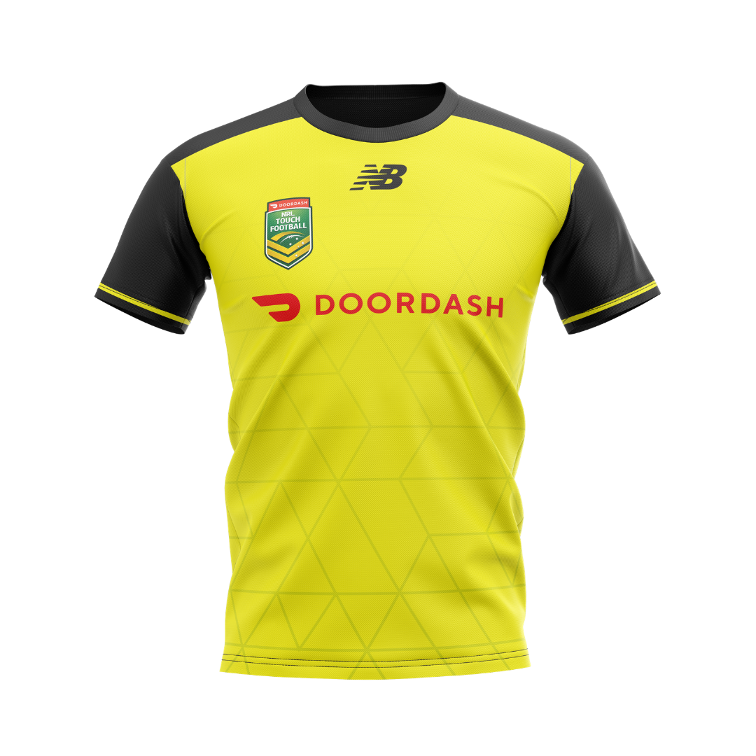 Touch Football Australia | Referee On Field Yellow Shirt - Womens