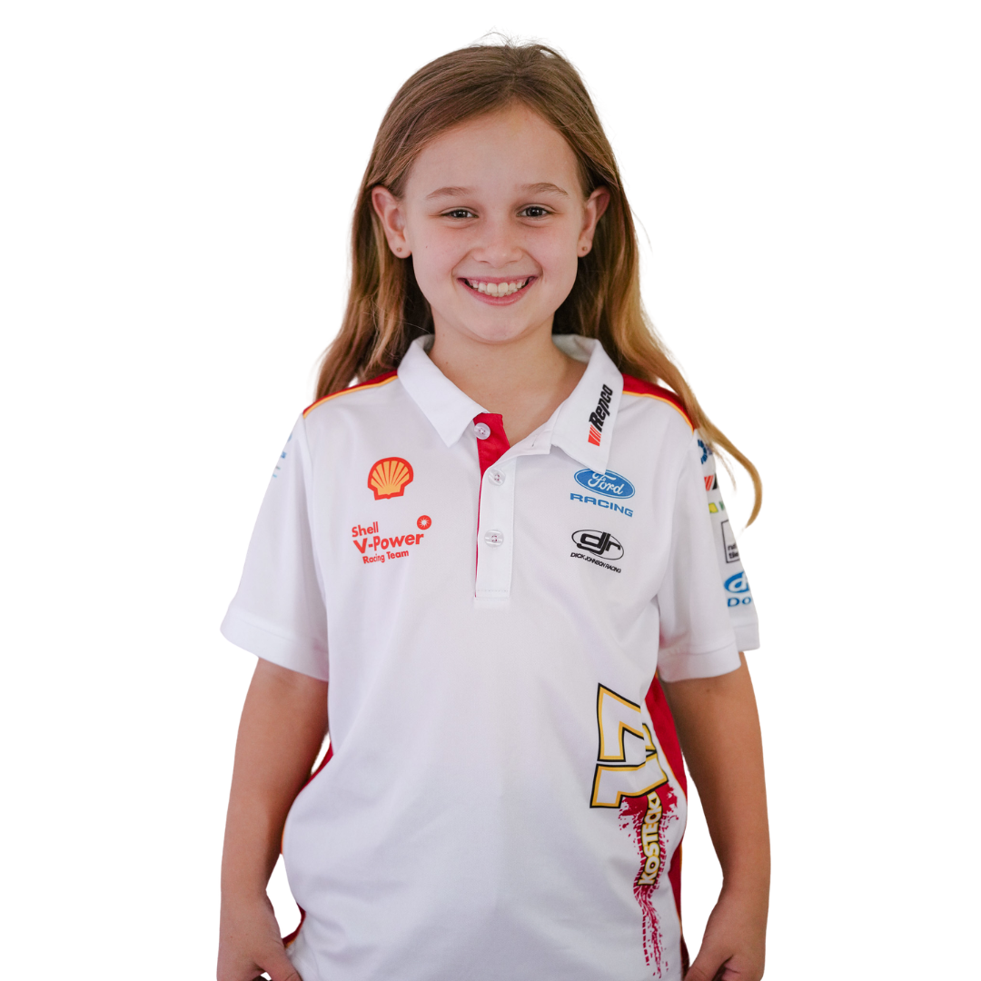 Shell V-Power Racing Team | Youth WHITE TEAM POLO
