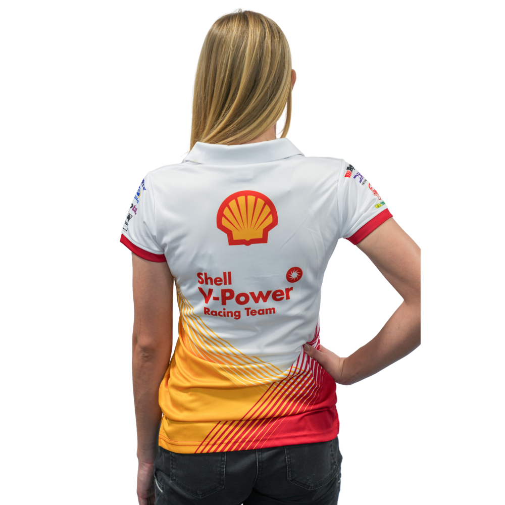 White Travel Polo - Womens