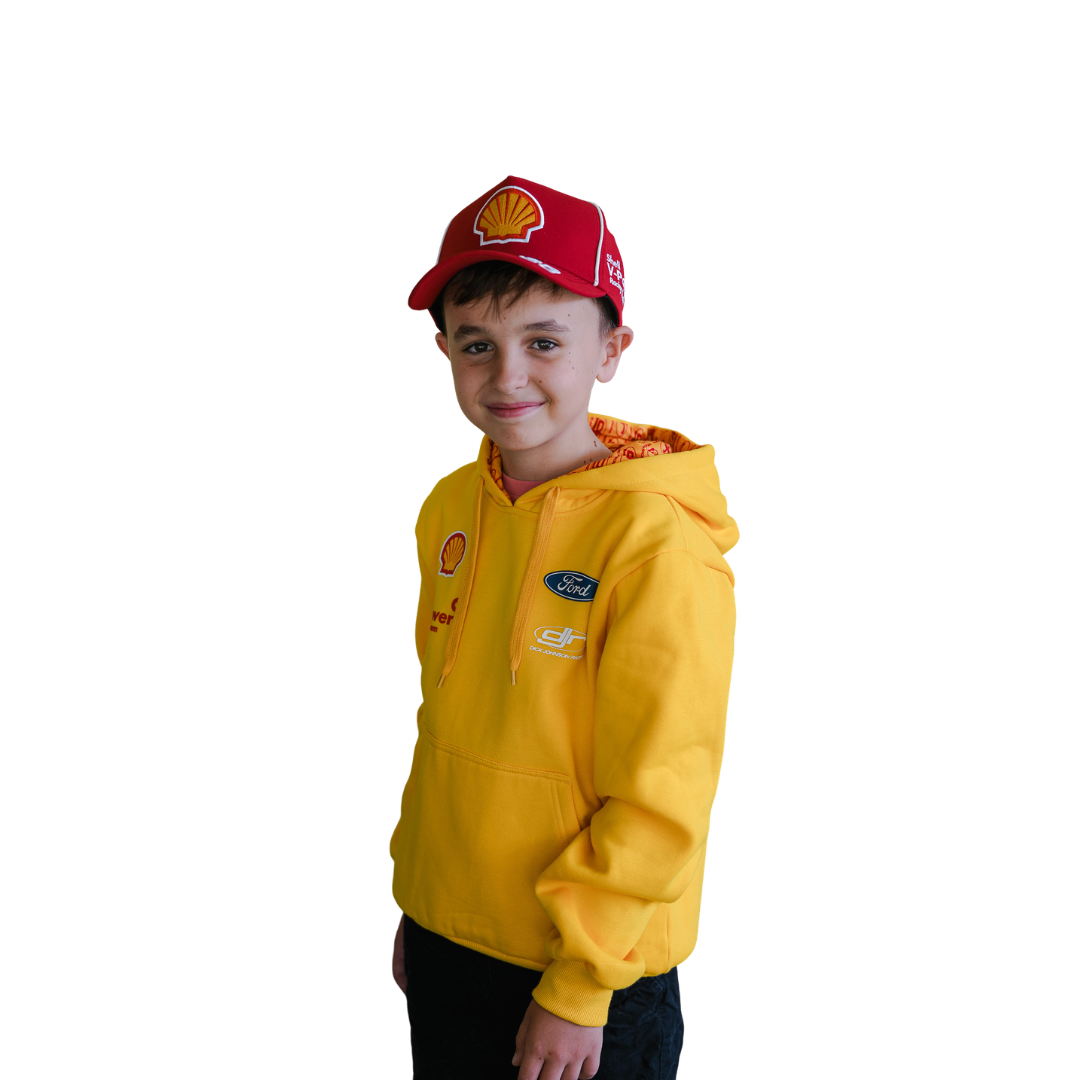 Shell V-Power Racing Team | Unisex Hoodie - Yellow (KIDS)