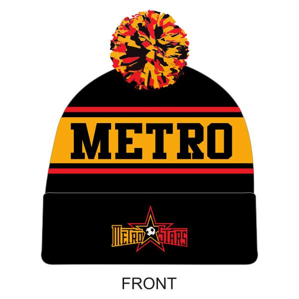 Belgravia Apparel | Sports AU-NE MetroStars SC | Pom-Pom Beanie-North Eastern MetroStars Soccer Club - Uniform Shop
