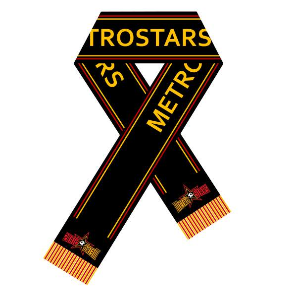 Custom Knit Scarf-North Eastern MetroStars Soccer Club - Uniform Shop