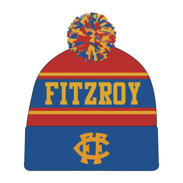 Belgravia Apparel | Sports AU-Fitzroy Lions FC | Pom-Pom Beanie-Fitzroy Lions Football Club