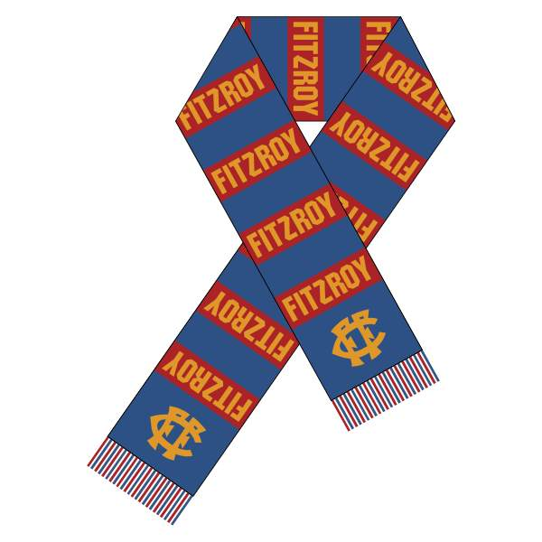 Belgravia Apparel | Sports AU-Fitzroy Lions FC | Scarf-Fitzroy Lions Football Club