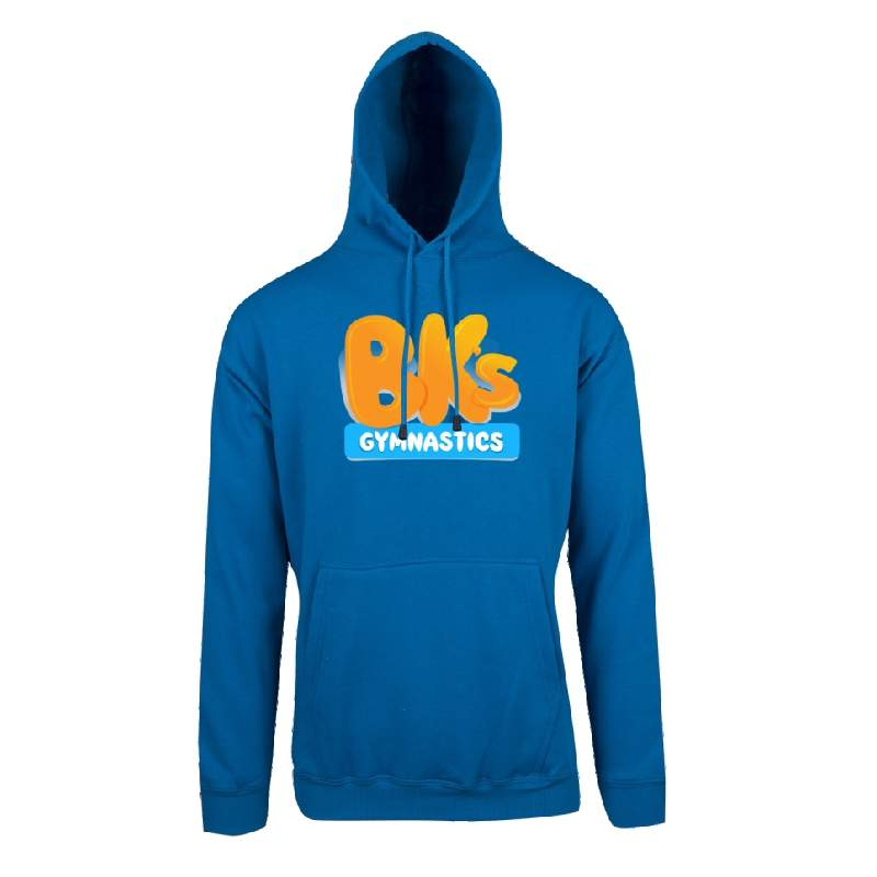 Belgravia Apparel | Sports AU-BK Gymnastics Merch | Fleecy Hoodie - BLUE-BK Gymnastics - Merch