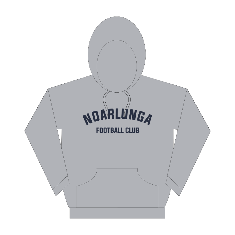 Hoodie - Grey-Noarlunga Football Club