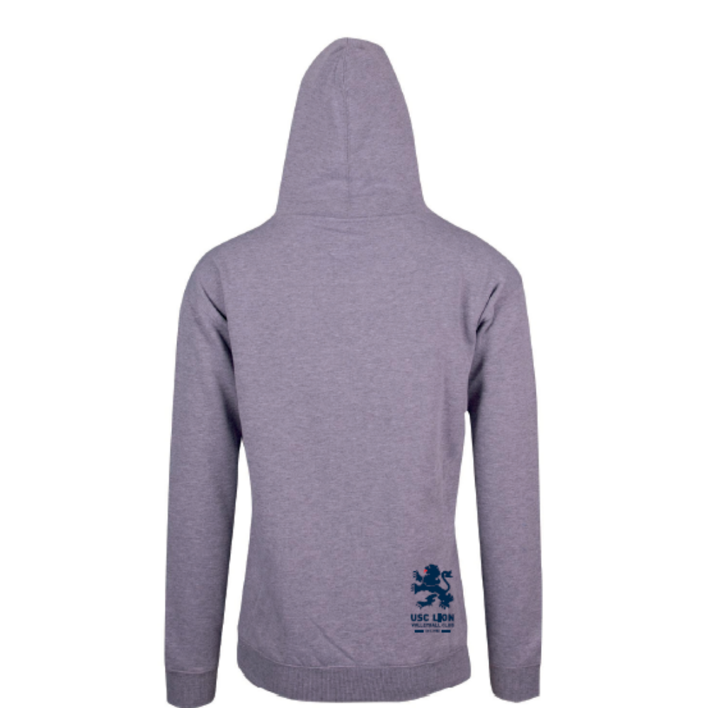 Hoodie - Unisex - Grey-USC Lion Volleyball Club