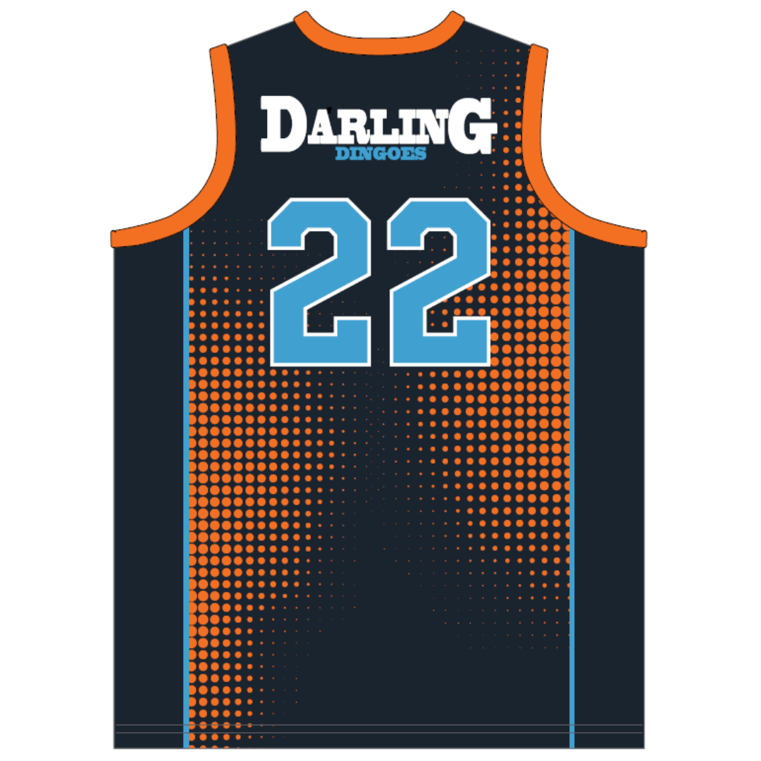 New Balance Supporters Basketball Singlet-Darling Dingoes