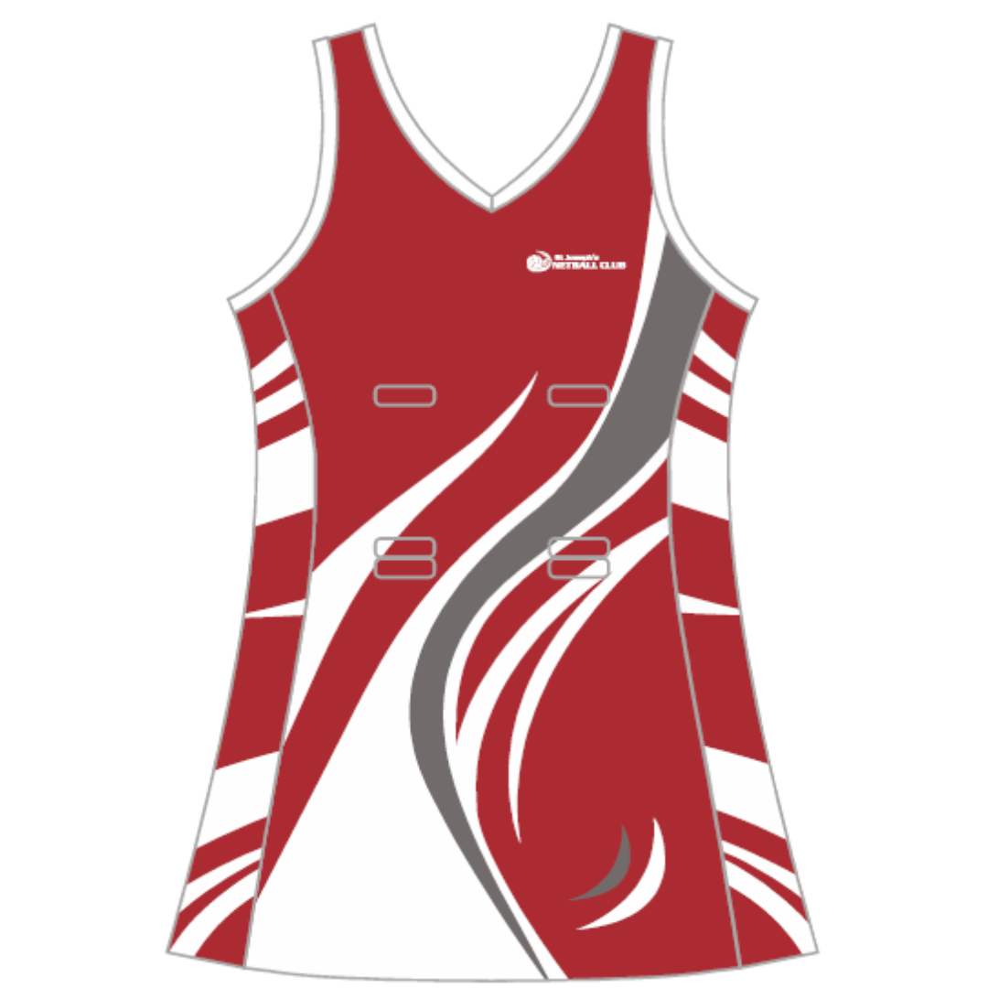 Belgravia Apparel | Sports AU-St Joseph's NC | PRE-ORDER | Netball Dress-St Jospehs Netball Club