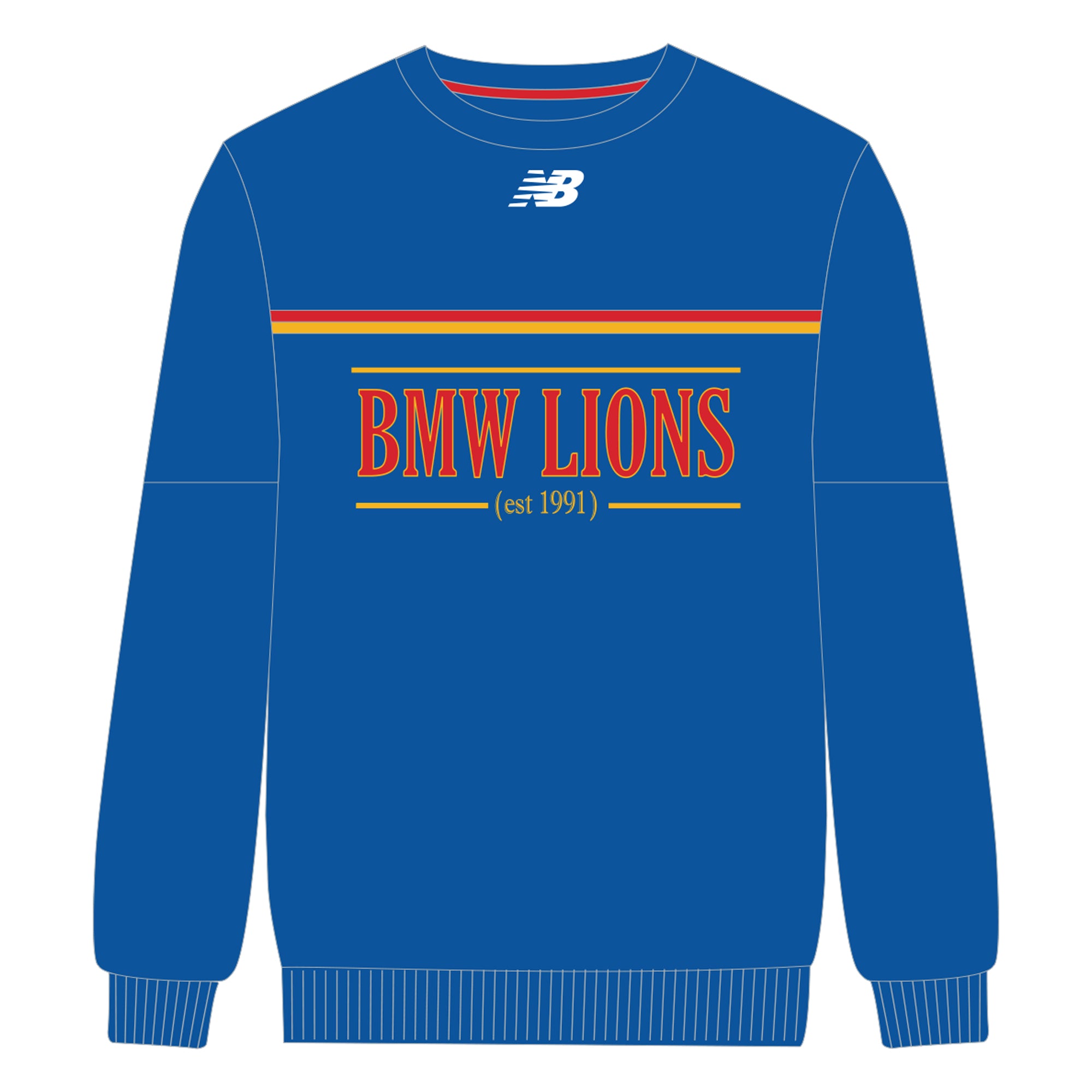Belgravia Apparel | Sports AU-BMW FC | PRE-ORDER | NB Unisex Tri Colour Crew-BMW Football Club