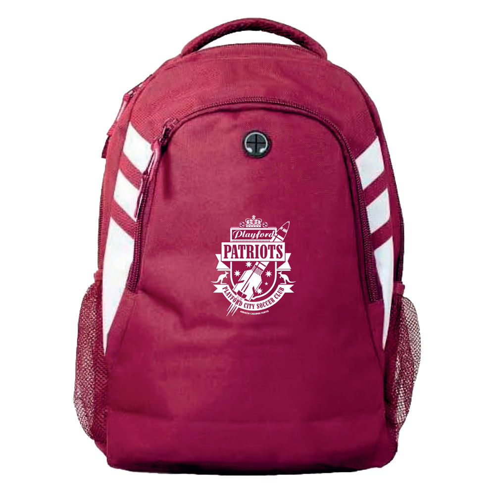 Belgravia Apparel | Sports AU-Playford Patriots Soccer Club | PRE-ORDER | Tasman Back Pack-Playford Patriots Soccer Club