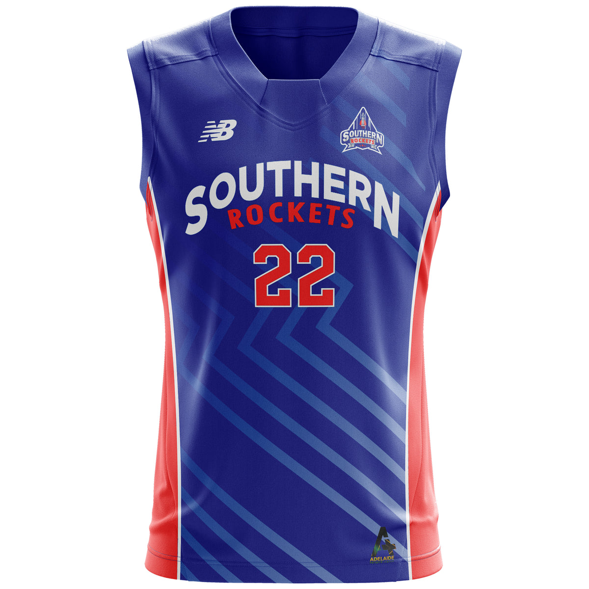 APL Southern Rockets New Balance Supporters Basketball Singlet