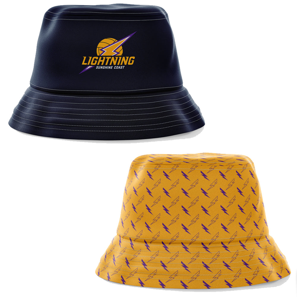 Reversible Bucket Hat-Sunshine Coast Lightning Netball Club