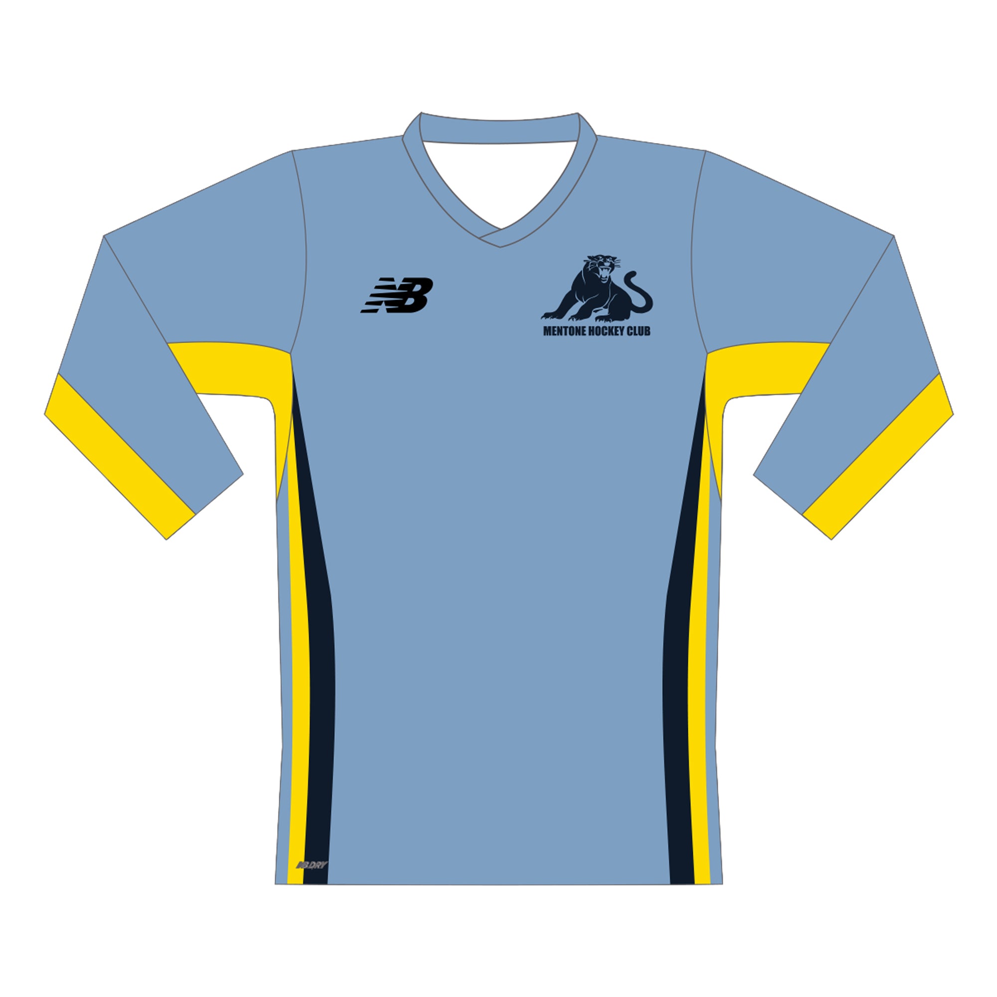 Belgravia Apparel | Sports AU-Mentone Hockey Club | PRE-ORDER | New Balance LS Goal Keeper Jersey - Away-Mentone Hockey Club