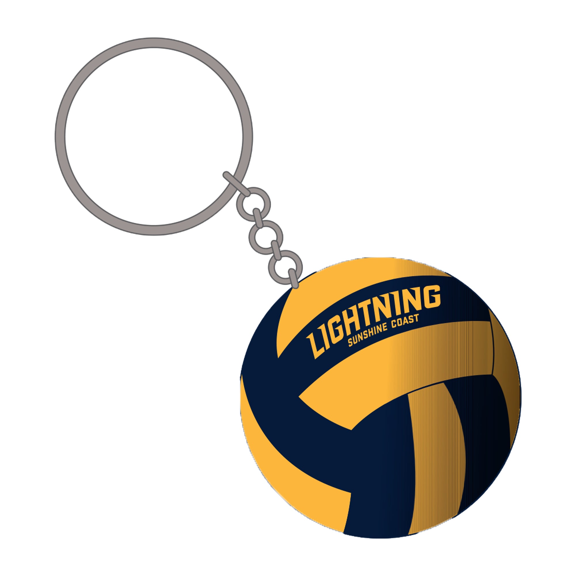 Belgravia Apparel | Sports AU-Sunshine Coast Lightning | Netball Keyring-Sunshine Coast Lightning Netball Club