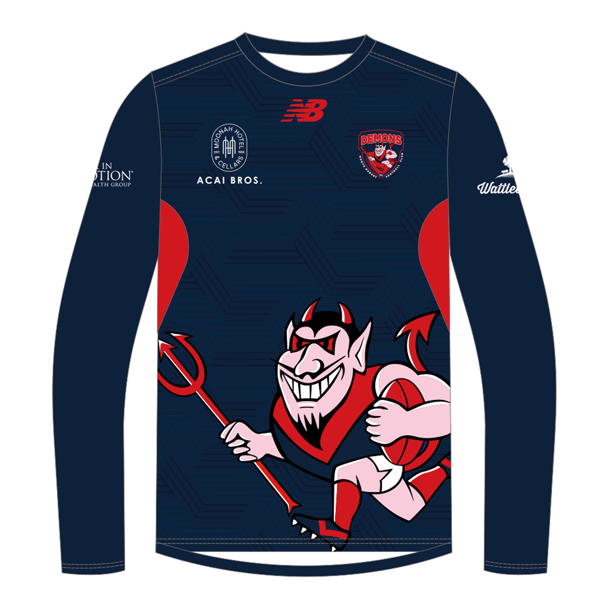 Belgravia Apparel | Sports AU-North Hobart FC | PRE-ORDER | NB Unisex - Long Sleeve Training Tee-North Hobart Football Club