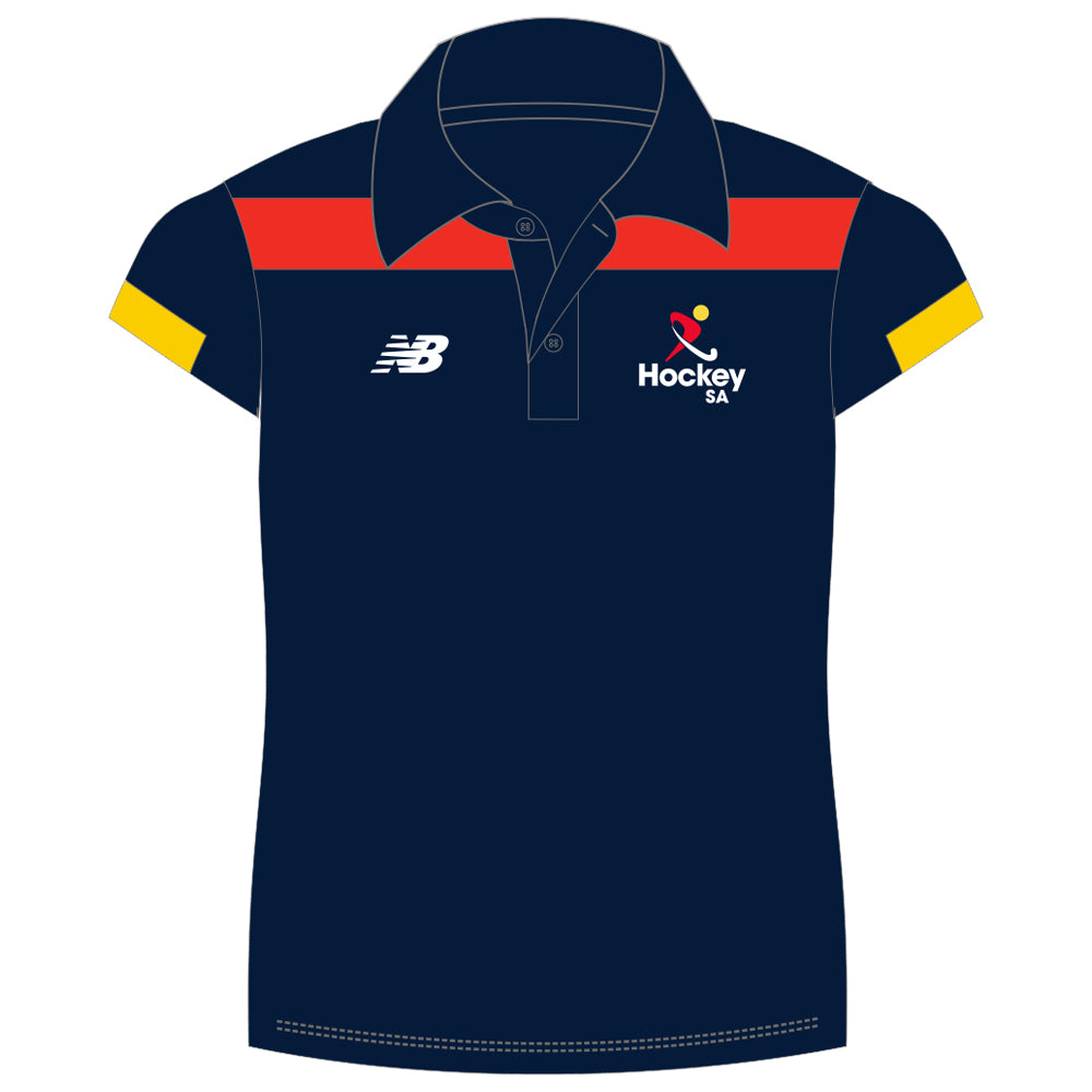 Belgravia Apparel | Sports AU-Hockey SA | PRE-ORDER | Capped Sleeve Ladies Polo - Player-Hockey SA
