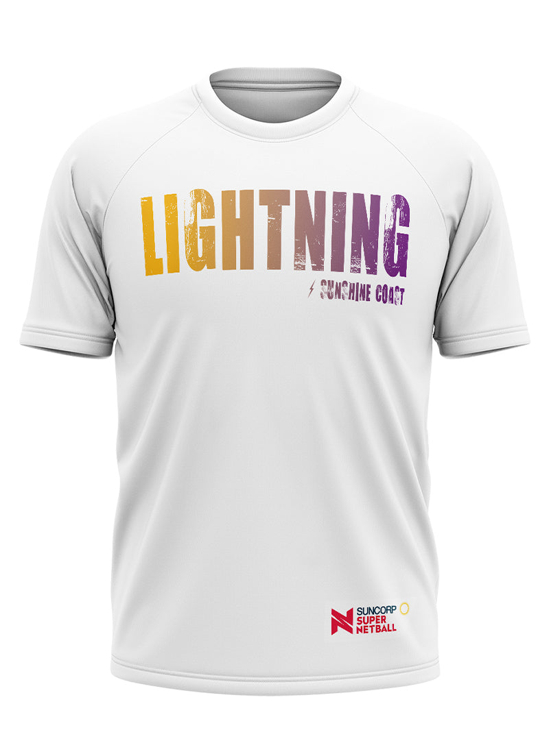 New Balance Gradient Tee - Unisex-Sunshine Coast Lightning Netball Club