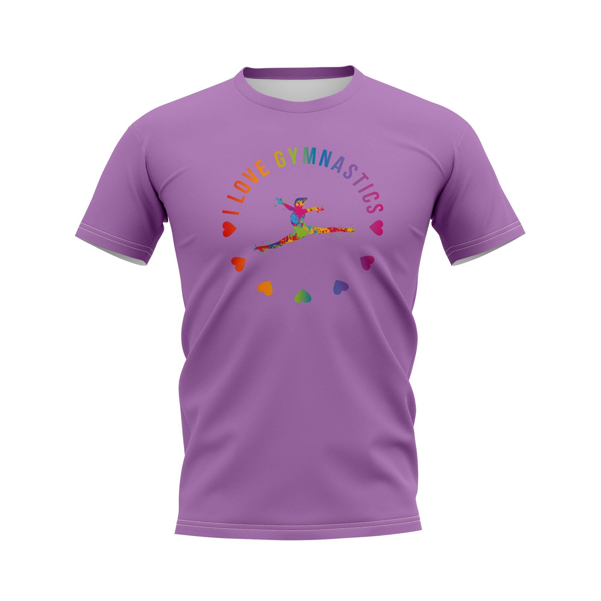 Belgravia Apparel | Sports AU-Body Torque | Love Gymnastics Tee - Lilac-Body Torque