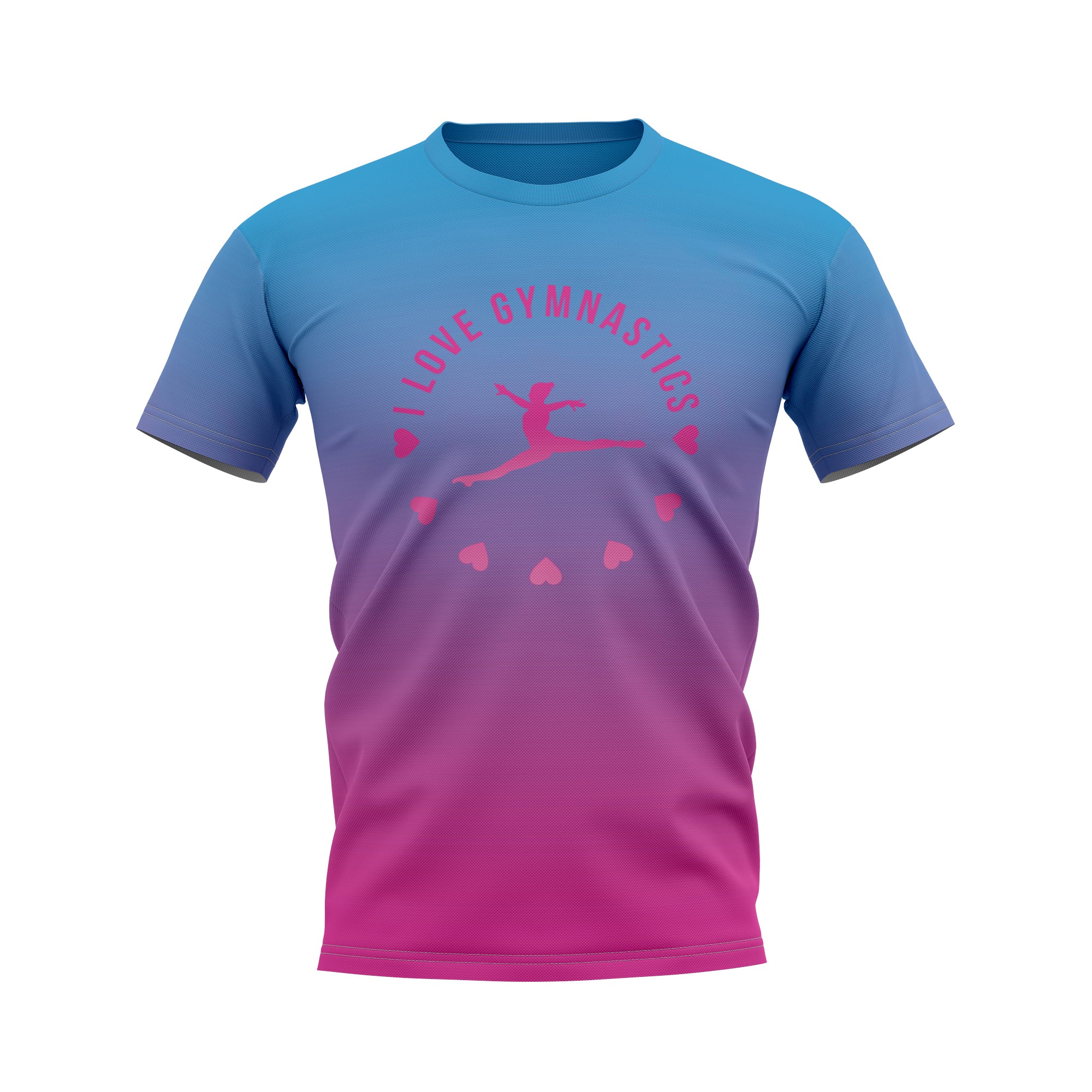 Belgravia Apparel | Sports AU-Body Torque | Love Gymnastics Tee - Ombre/Pink-Body Torque