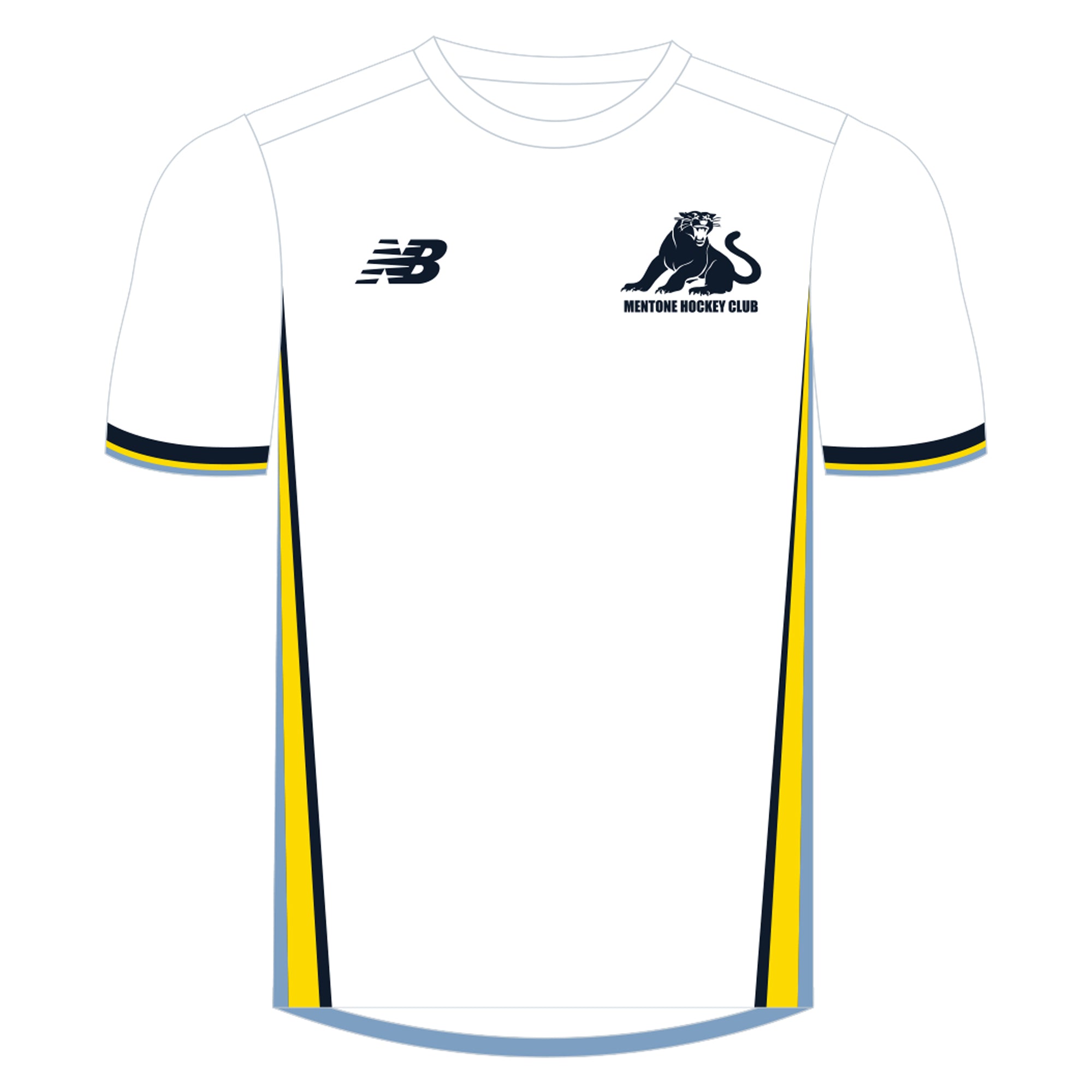 Belgravia Apparel | Sports AU-Mentone Hockey Club | PRE-ORDER | New Balance T-shirt - Away - Unisex-Mentone Hockey Club