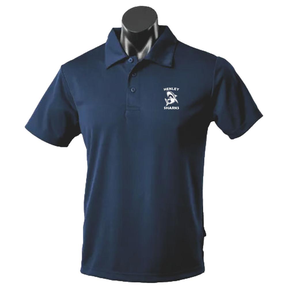 Belgravia Apparel | Sports AU-Henley Sharks FNC | Polo - Unisex-Henley Football & Netball Club
