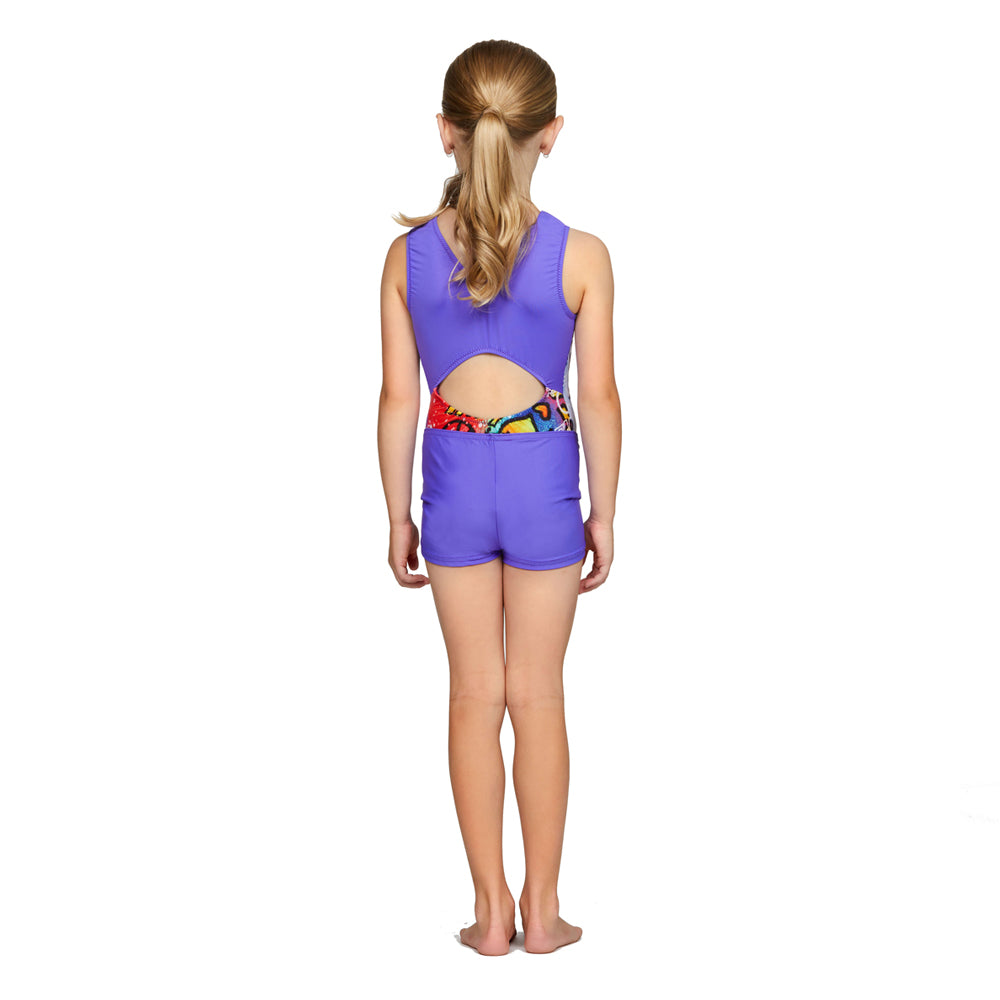 Belgravia Apparel | Sports AU-Body Torque | Peek Over Keyhole Leotard - Peace Love-Body Torque